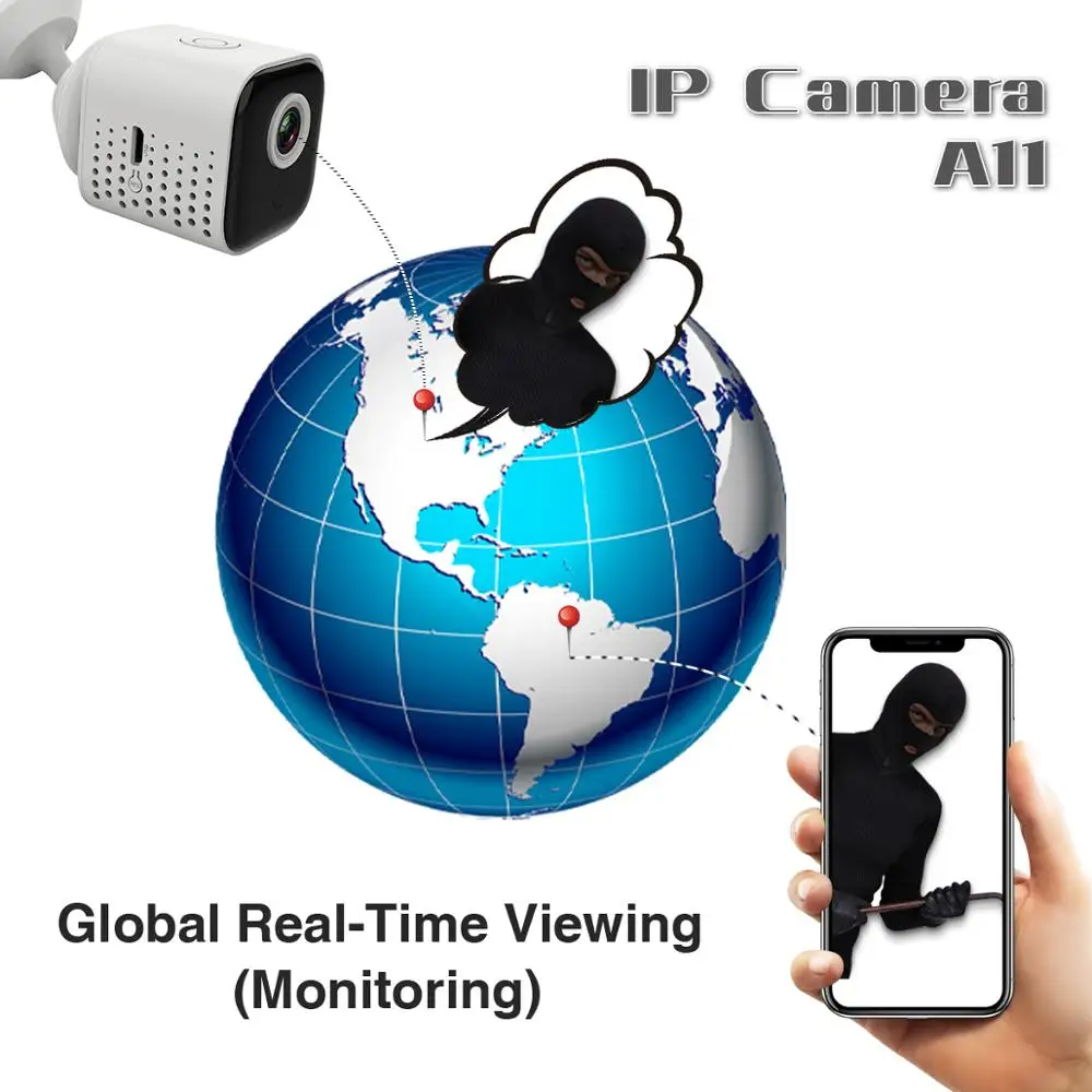 A11 A12 A10 1080P HD Wifi IP камера ночного видения безопасности микро домашний Смарт CCTV