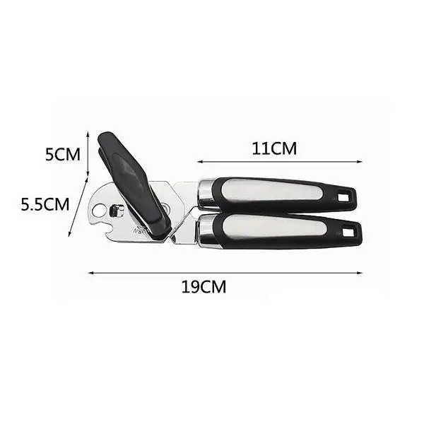 

Isfriday High Quality Stainless Steel Cans Opener Professional Ergonomic Manual Can Opener Side Cut Manual Can Opener