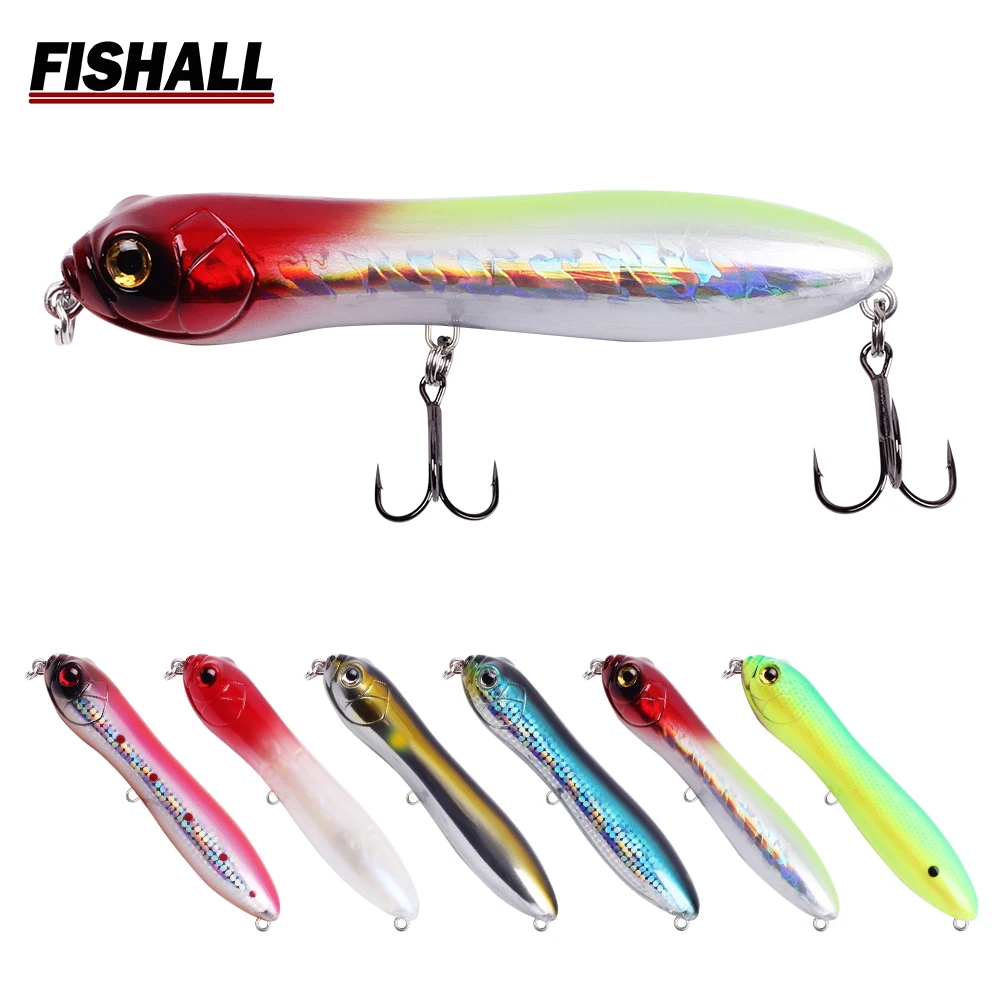 

Snake Walker Topwater Pencil Lure Wobbler 130mm 31.6g Walking Fishing Bass Pike Bait FP14
