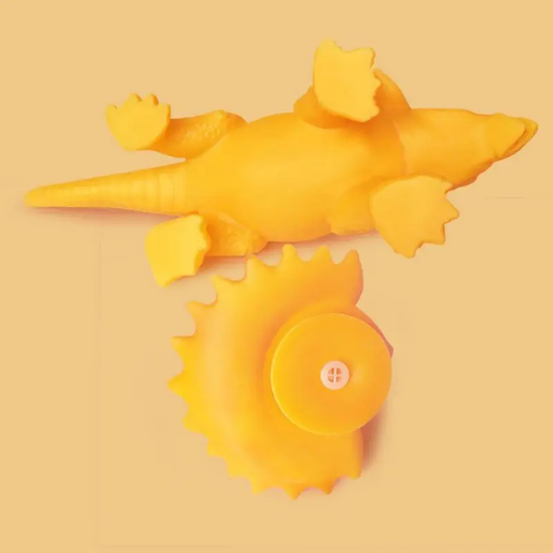 Латексная игрушка в форме динозавра для щенка Интерактивная жевания маленьких и