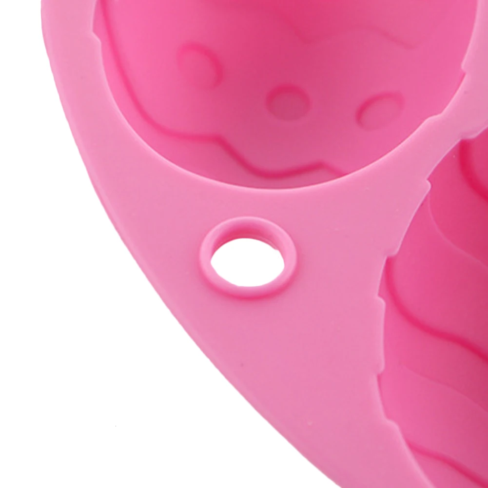 

Silicone Chocolate Mold 6-Cavity Easter Egg Shaped Candy Gummy Ice Cube Jelly Cake Baking Molds Home Kitchen Bakeware Mold