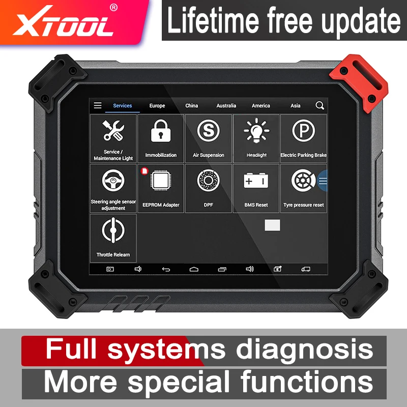 

XTOOL PS80 OBD2 Scanner Automotive Full System Diagnostic tools ECU Coding Key programming Free update online