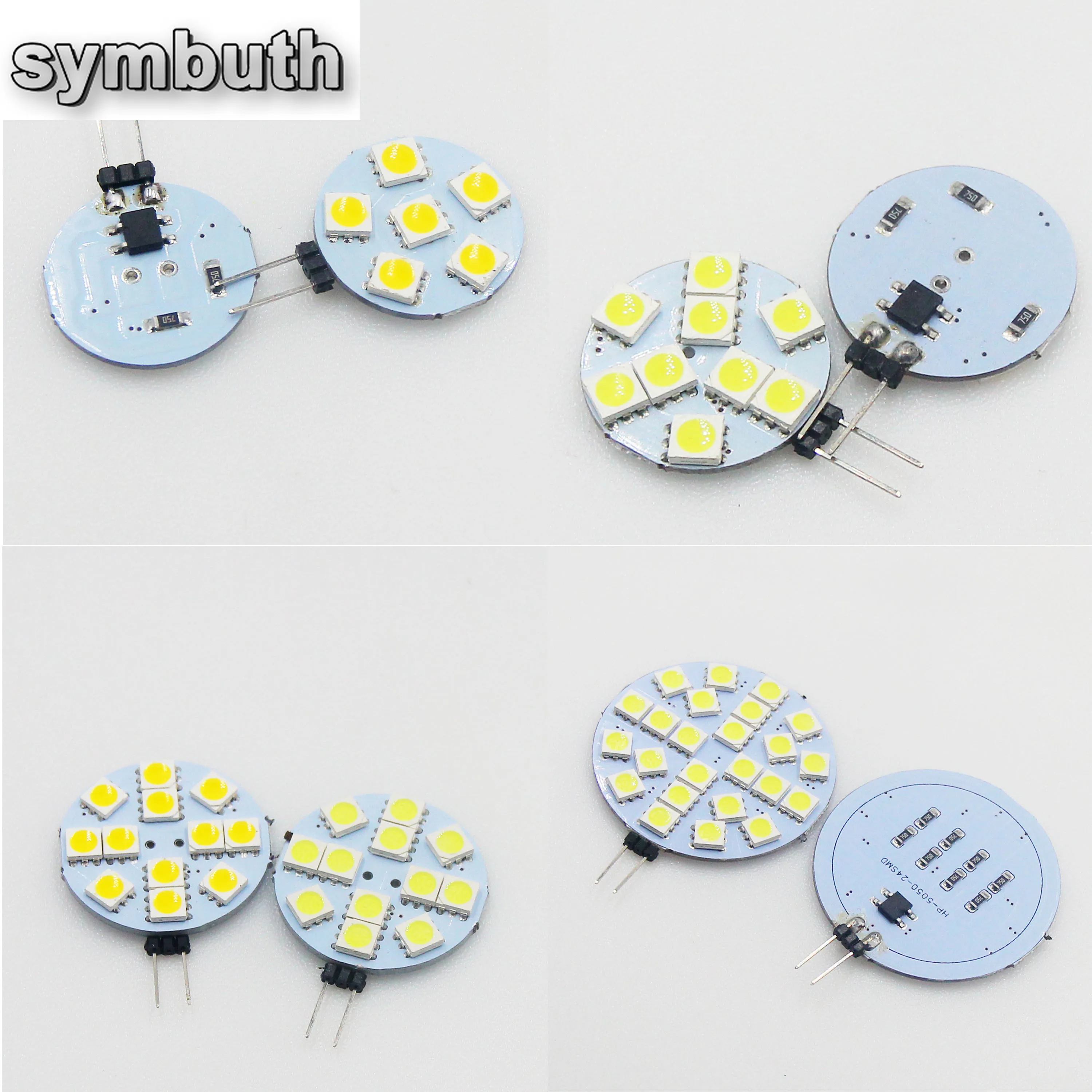 G4 Socket 5050 SMD Светодиодная лампа постоянного тока 12 В Замените галогенную