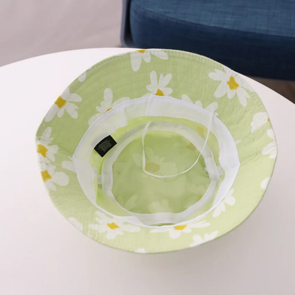 

New Children Sun Hats Girls Summer Sunscreen Beach Hat Kids Cute Flower Bucket Hat Boy Summer Fisherman Hats Casual Baby Sun Cap