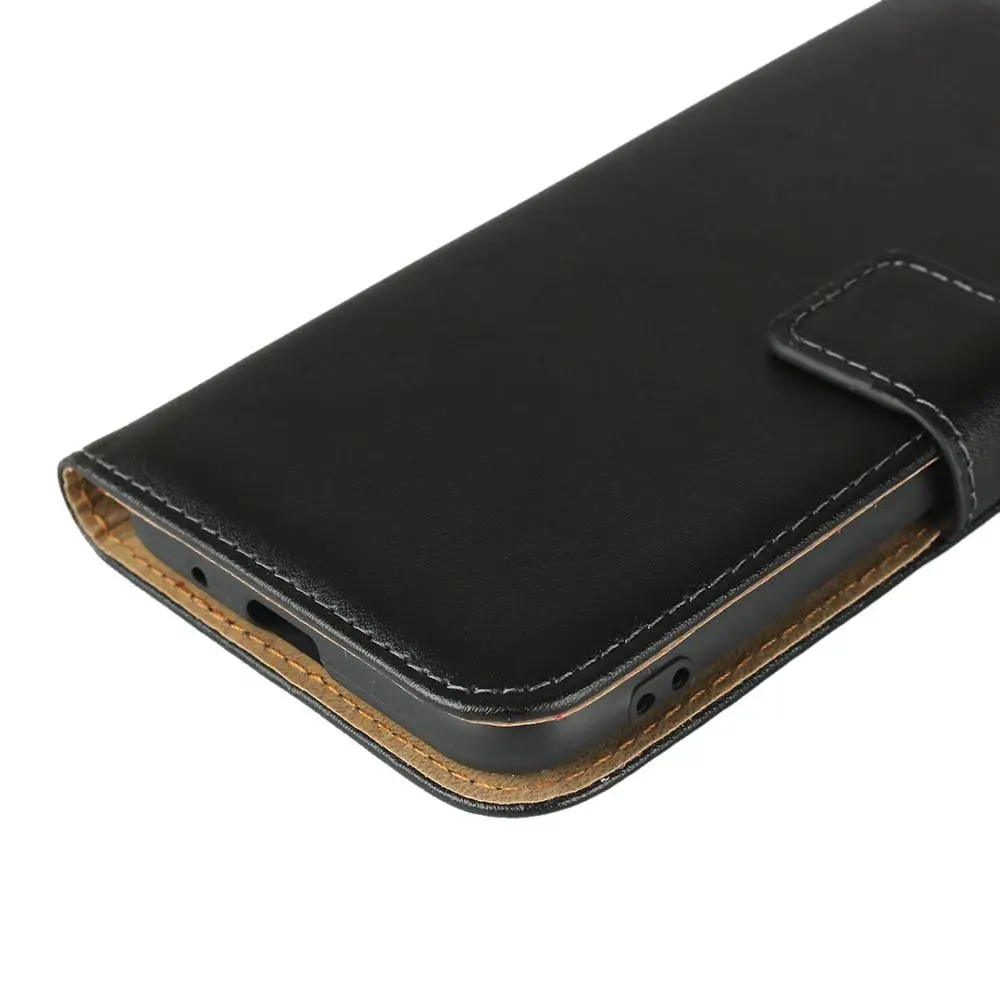 Genuine Leather phone case for Samsung Galaxy Note10 Pro Note9 Note 8 5 4 3 2 Flip card cellphone cover | Мобильные телефоны и