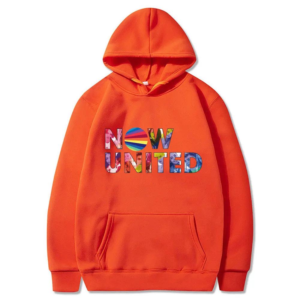 

2020 Now United - Better Album Hoodie Sweatshirts Men Women Better Now United Lyrics Pullover Unisex Harajuku Tracksui Hoodies