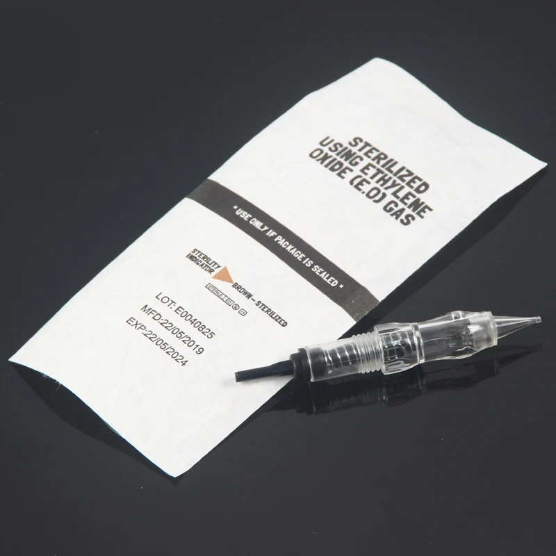 

10PCS Revolution Tattoo Needle Permanent Makeup Screw Cartridge Needles For Black pearl pmu Machine Kit 1RL 3RL 5RL