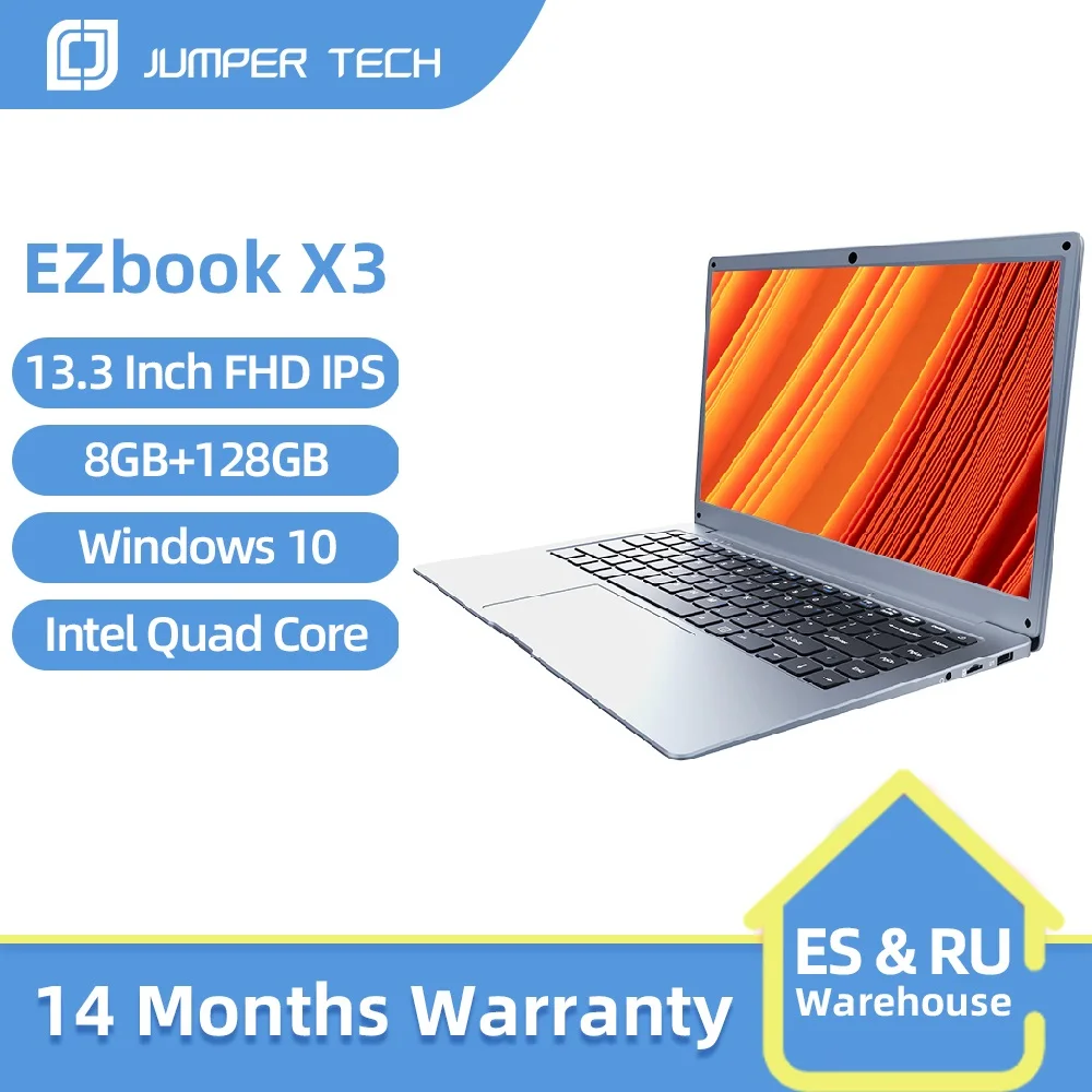 Jumper EZbook X3 ультратонкий ноутбук с 5 5-дюймовым дисплеем четырёхъядерным
