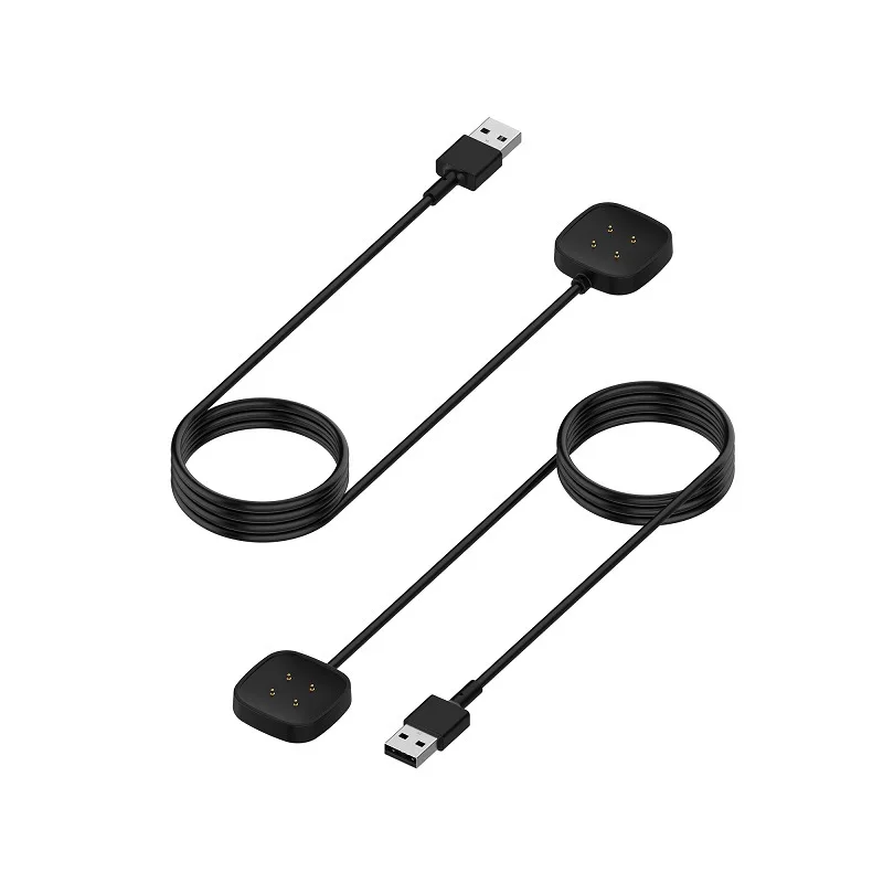 Online 10 unids pack inteligente reloj reemplazable cargador USB para Fitbit viceversa 3 Fitbit sentido Cable de carga Usb para Fitbit viceversa 3 sentido