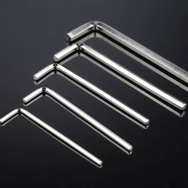 Шестигранный ключ Метрическая плоская головка L-образный ключ-ключ от завода