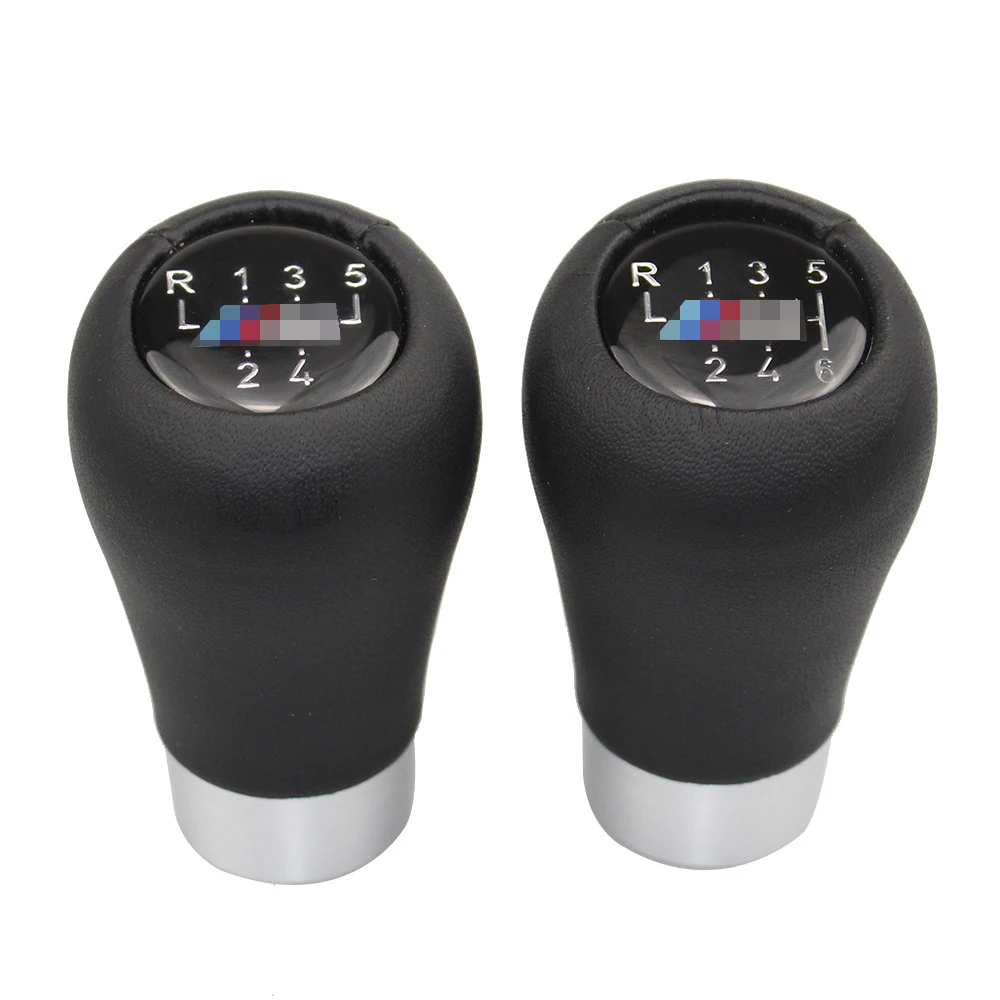 Ручная ручка переключения передач 5/6 рычаг с логотипом M для BM-W 1 3 5 6 7 X1 X3 X5 X6 Z4 Z5 Z8 M3