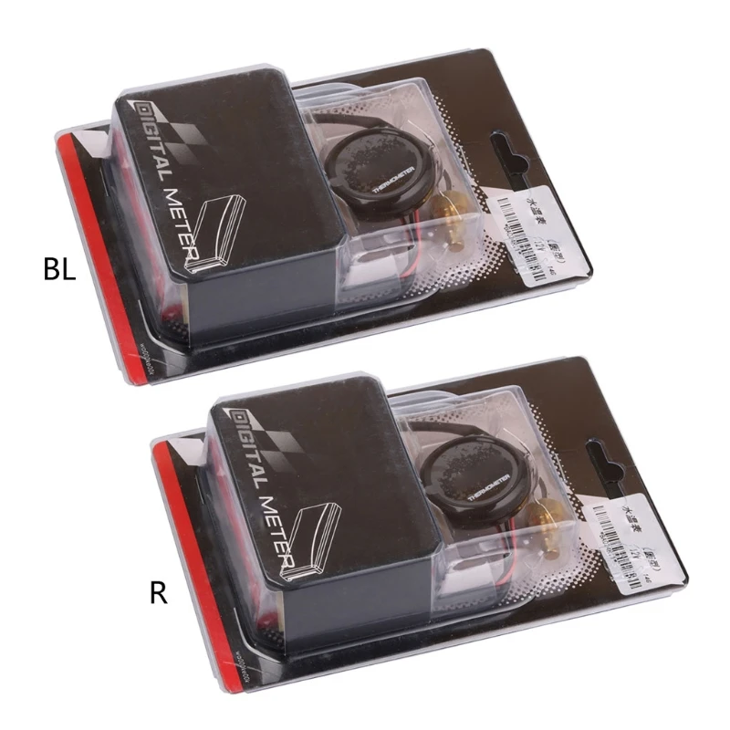 

Цифровой термометр для воды с синим/красным светом, универсальный индикатор температуры для мотоцикла