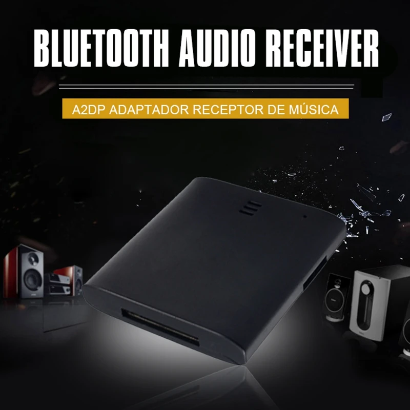 1 шт. Bluetooth A2DP адаптер музыкальный приемник для iPod iPhone 30-контактный дока динамик Hot