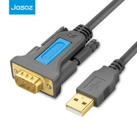 jasoz usb 2 0 to rs232 adapter com port serial pda 9 db9 pin with pl2303 chipset converter for cashier register modem scanner
