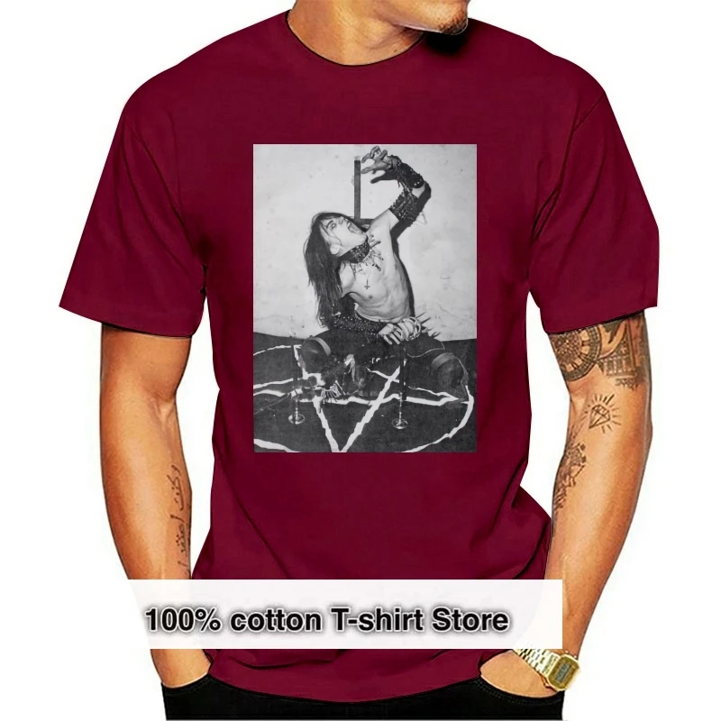 

QUORTHON - Screen Printed T Shirt - Black Metal men t shirt