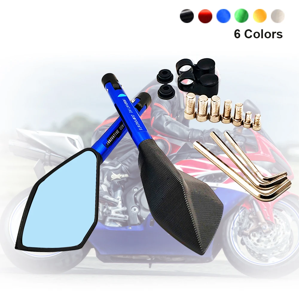 Зеркало заднего вида для мотоцикла Suzuki gsx 650f gsf 1250 650 rgv 250 gsr 600 750 GSXR600|Боковые