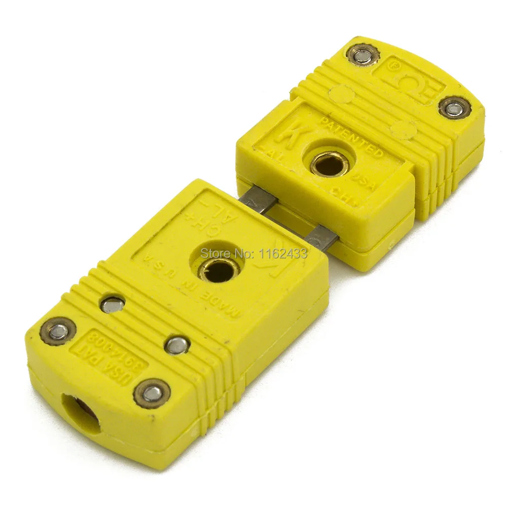 FTARA02 мини розетка и вилка для термопары Датчик Температуры - Цвет: For K thermocouple