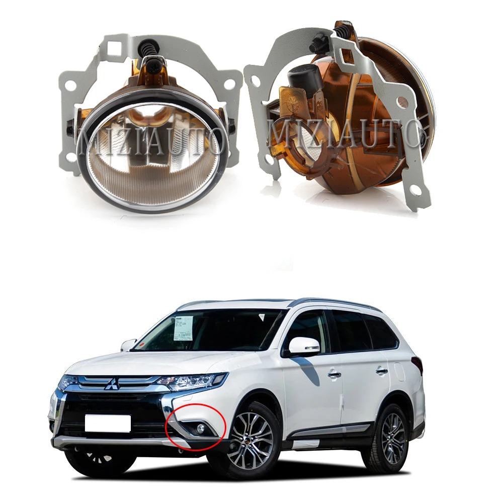 Передний бампер туман светильник для Mitsubishi Outlander 2016 2017 2018 2019 s головной без замены