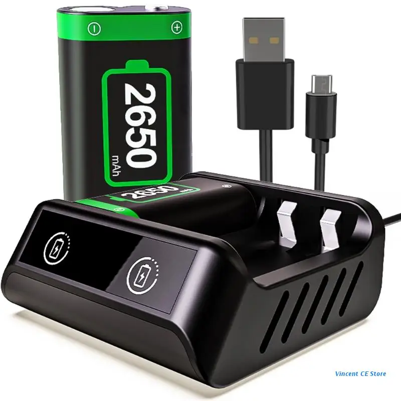 

K92F Game Console Accessories 2650mAh Energy Saving Rechargeable Lithium Battery Compatible with X box Series Gamepad