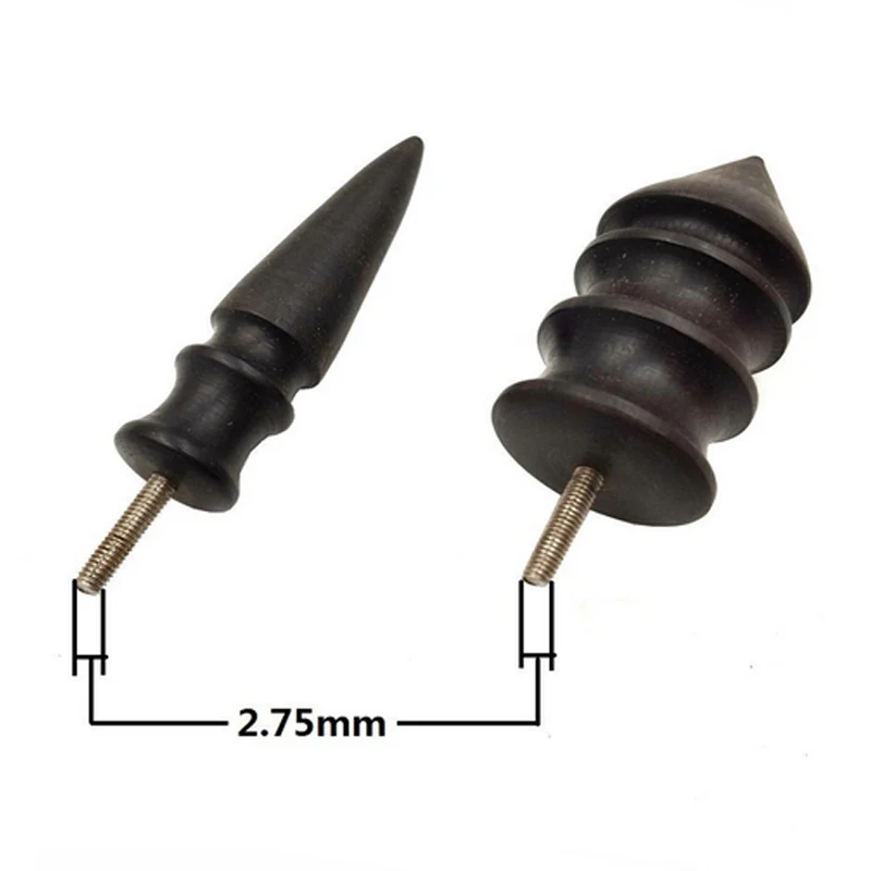

Leather Edge Electric Polishing Slicker Flat/Pointed Head Sandalwood Leathers Craft DIY Tools Tip Burnisher SCVD889