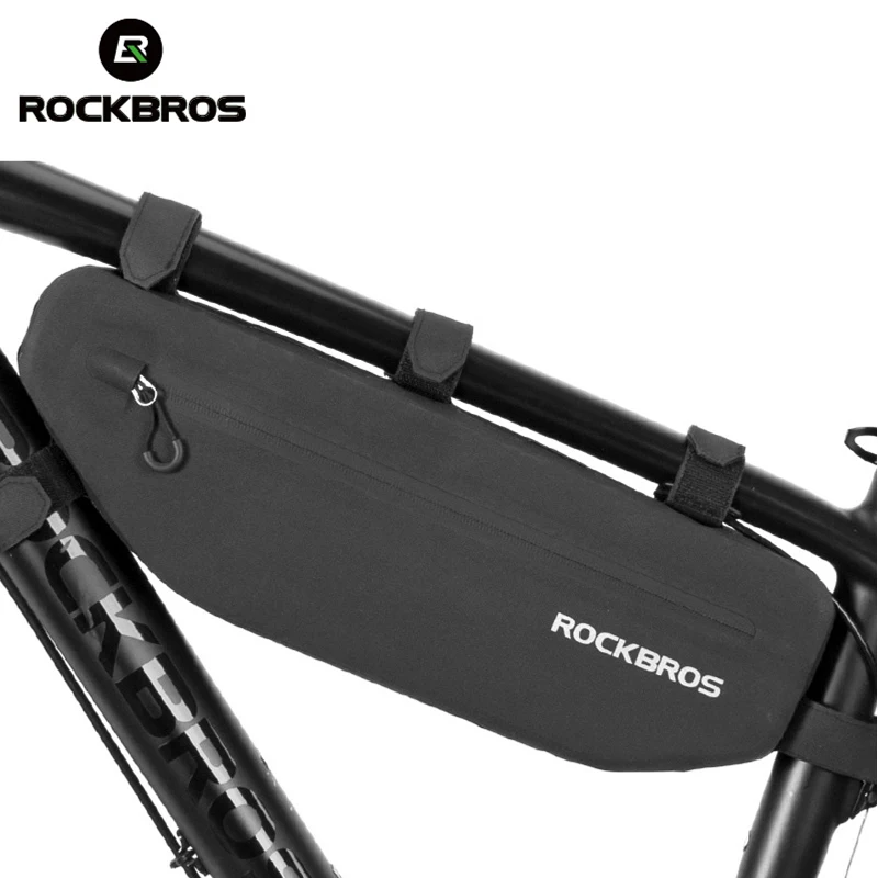 

ROCKBROS Bicycle Top Tube Bags Cycling Front Frame Bag Waterproof MTB Road Triangle Pannier Dirt-resistant Bike Bag Accessories