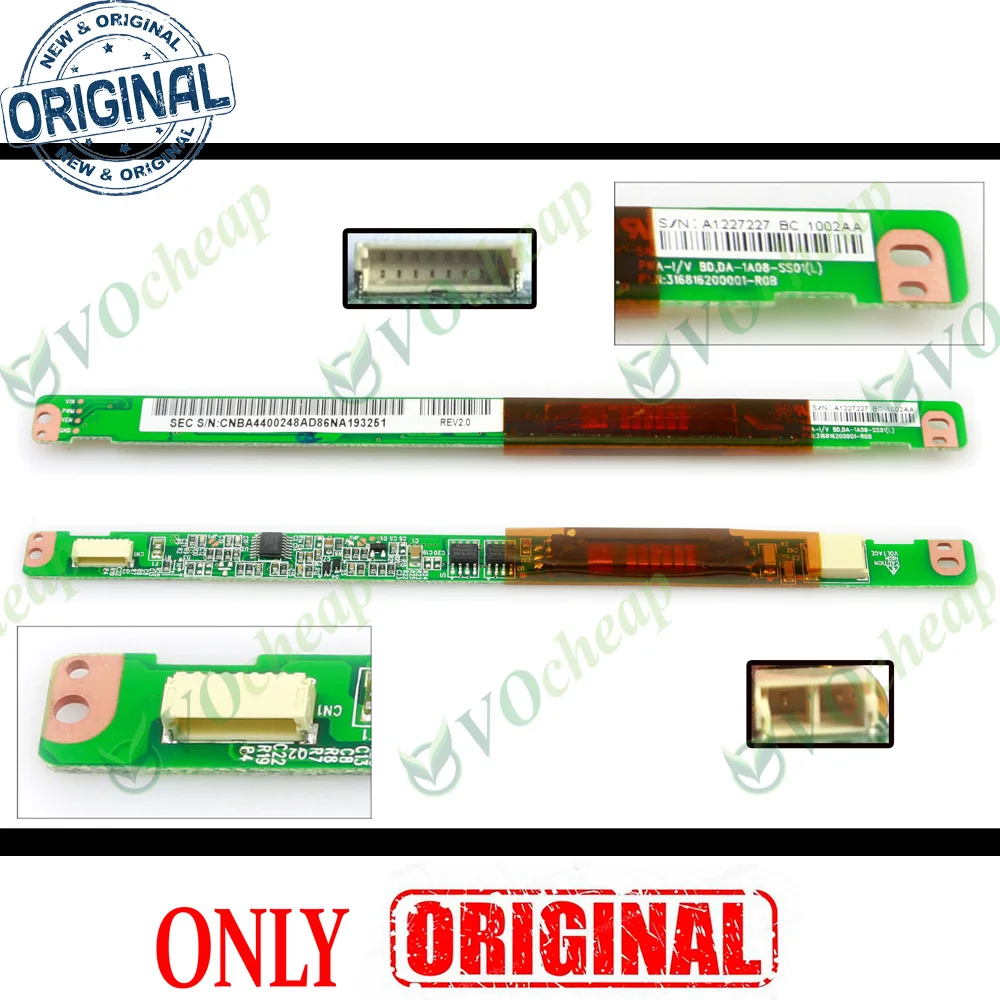 Оригинальный Новый ЖК экран инвертор для Samsung NP R510 R60 R700 R710 R40 R408 R70 P500 R560 R610 Q208