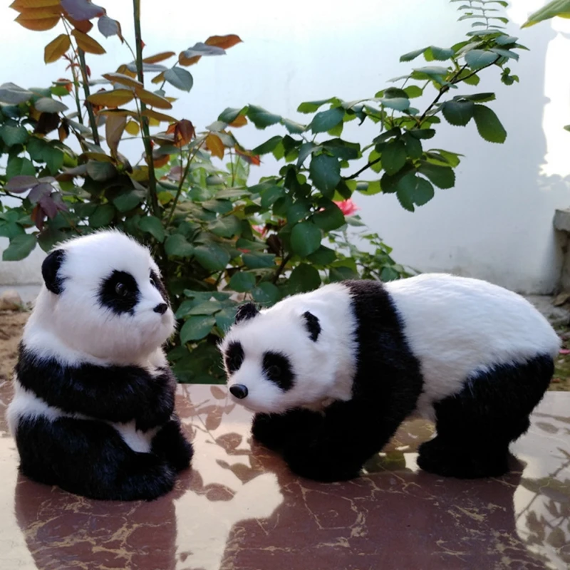 

Cute Plush Panda Dolls Toys Soft Cushion Sofa Decoration Doll Ornaments Miniatures Home Supplies Christmas Birthday Kids Gifts