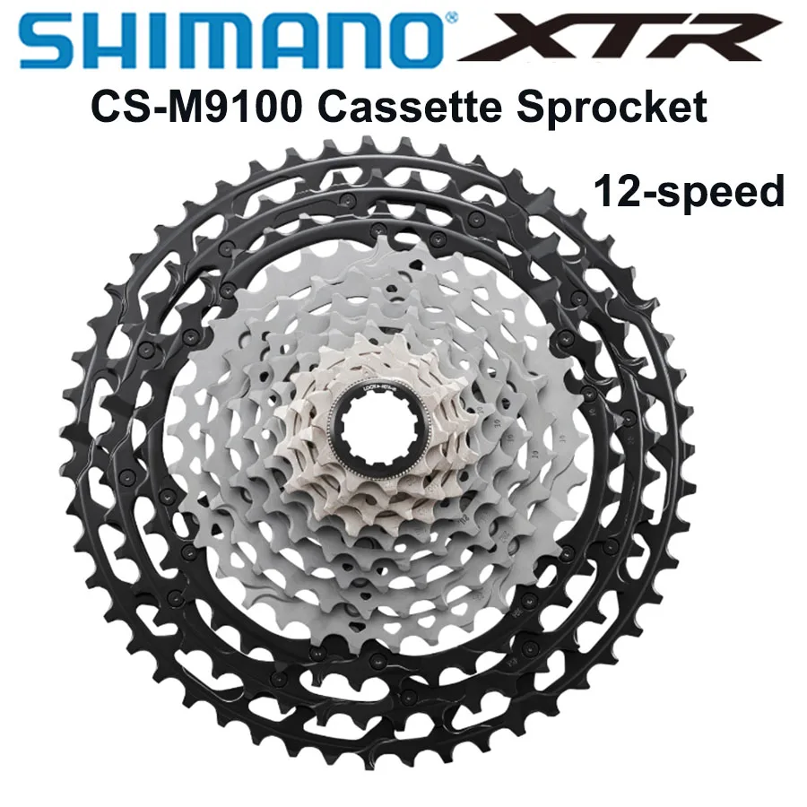 NEW Shimano DEORE XTR CS M9100 Cassette 12-speed Freewheel 10-45T 10-51T MTB CS-M9100 Sprocket Mountain Bike Cog |