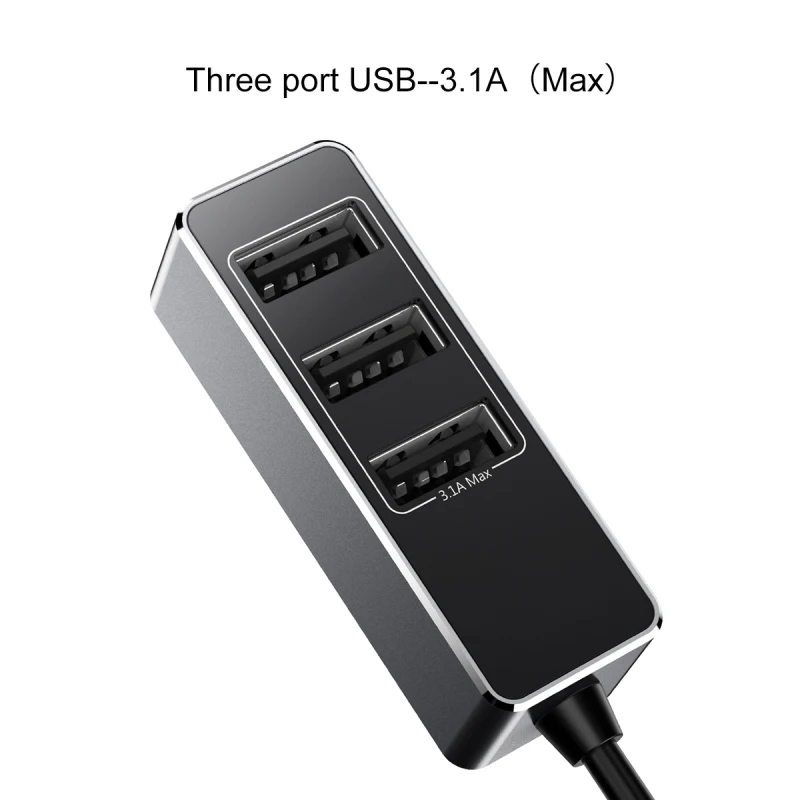 Baseus мульти 4 порта USB Автомобильное зарядное устройство несколько 5.5A турбо Быстрая автомобильная зарядка USB зарядное устройство для iPhone X samsung Xiaomi Мобильный телефон