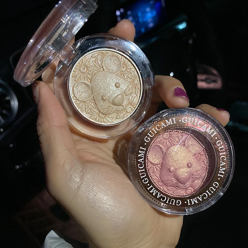 Хайлайтер макияж пудра контроль за маслом милая мышь яркое мерцание высокая