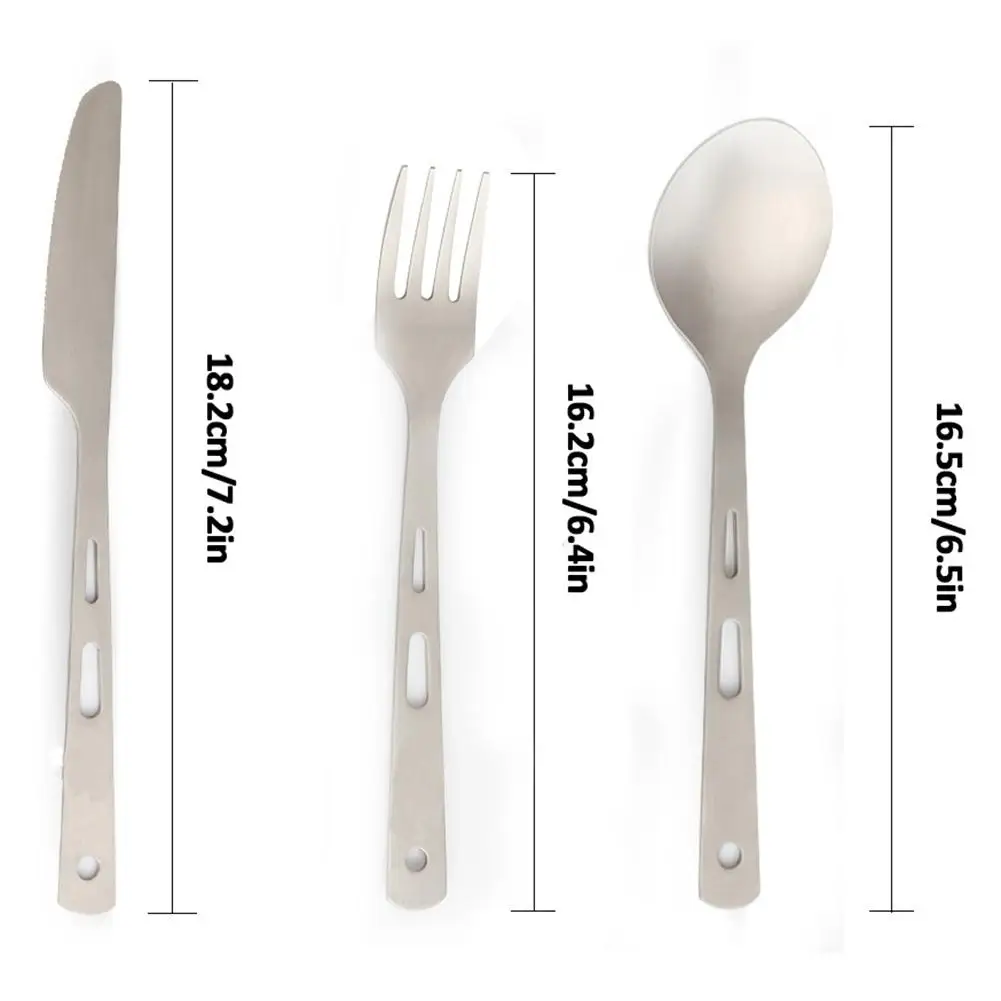 Титан посуда вилка ложка Походная для приготовления пищи в походе легкий