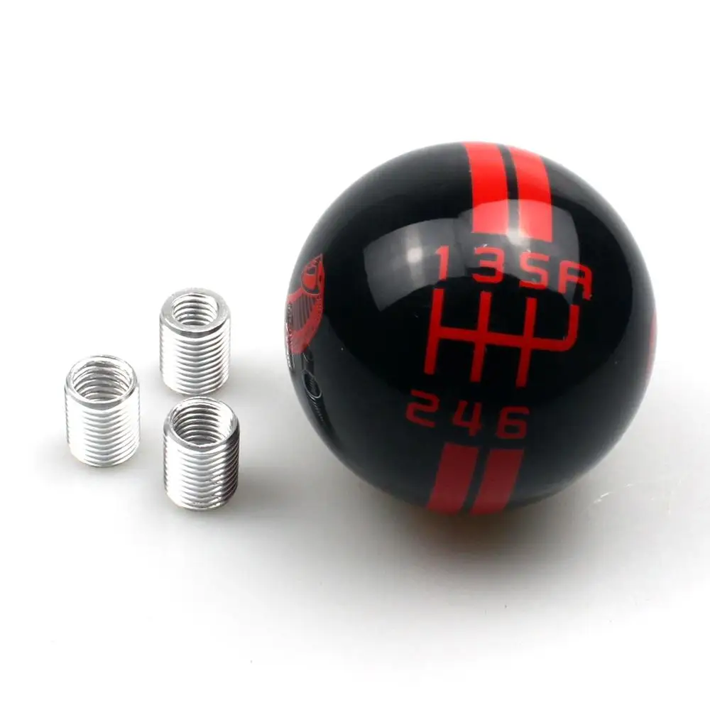 

6 Speed Gear Shift Knob Manual Red For Ford Mustang Refit Cobra Shelby GT500