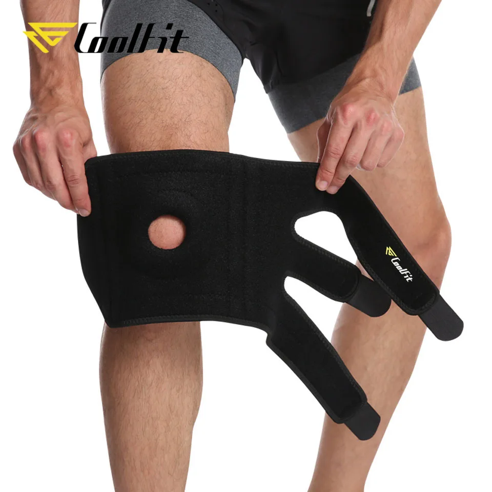 Эластичный наколенник CoolFit 1 шт. регулируемое защитное снаряжение коленный