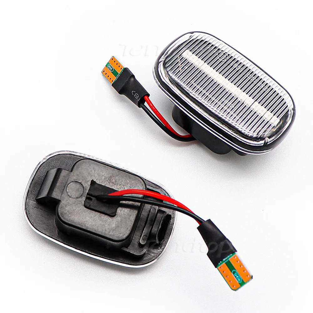 Светодиодный динамический указатели поворота Авто Боковой габаритный фонарь