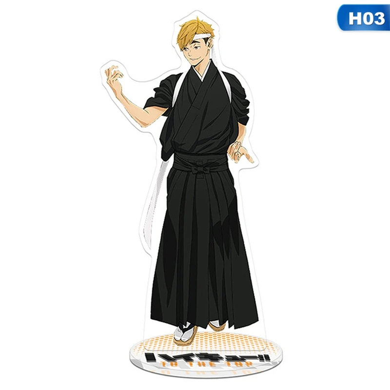 

21cm Anime Haikyuu!! Acrylic Stand Model Toys Double-side Printed Desk Action Kimono Figures Comic Exhabition Decor Ornaments