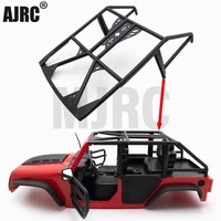 applicable to 110 simulation climbing car 313mm wheel hard shell wrangler roll cage car shell protection frame scx10 ii
