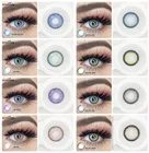 Контактные линзы EYESHARE натурального цвета для глаз серия драгоценных камней мягкие цветные контактные линзы ежегодные зеленые контакты Макияж для красоты глаз