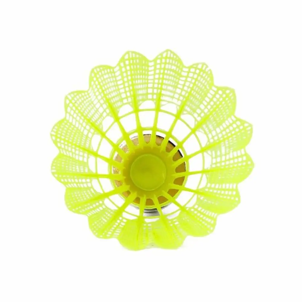 

6Pcs Yellow Shuttlecock Kids Gift Portable Beginner Outdoor Sports Funny Indoor Durable Beach Training for Badminton Ball tools