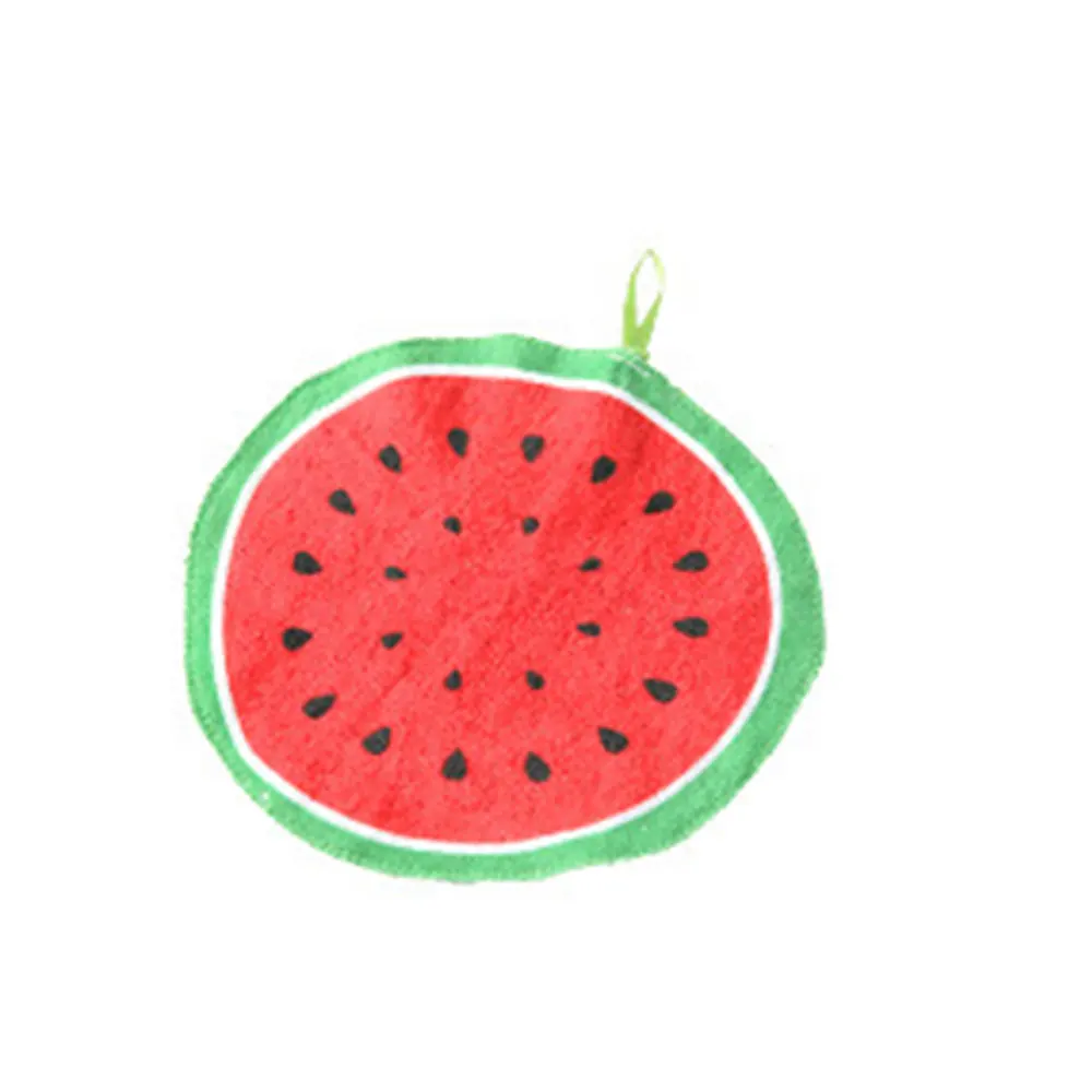 watermelon Оранжевая салфетка для мытья посуды, фруктовая салфетка для мытья, мульти-узор, домашний сад, домашние детские полотенца, милые кухонные Kawaii - Цвет: watermelon