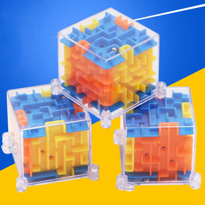 

1Pcs 3D Maze Magic Cube Toys Children Gift Six-sided Brain Developing Educational Toy Labyrinth Ball Toys Magical Maze Ball Game