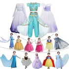 Нарядное платье принцессы в индийском стиле костюмы на Хэллоуин, детское платье для костюмированной вечеринки vestiods, одежда для маленьких девочек Размеры 4, 6, 8, 10 лет