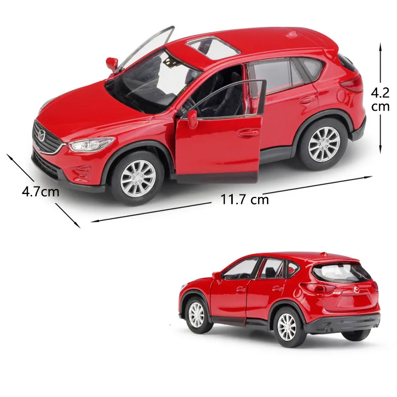 Лидер продаж модель автомобиля из сплава для Mazda CX 5 SUV 1:36 с металлической дверью