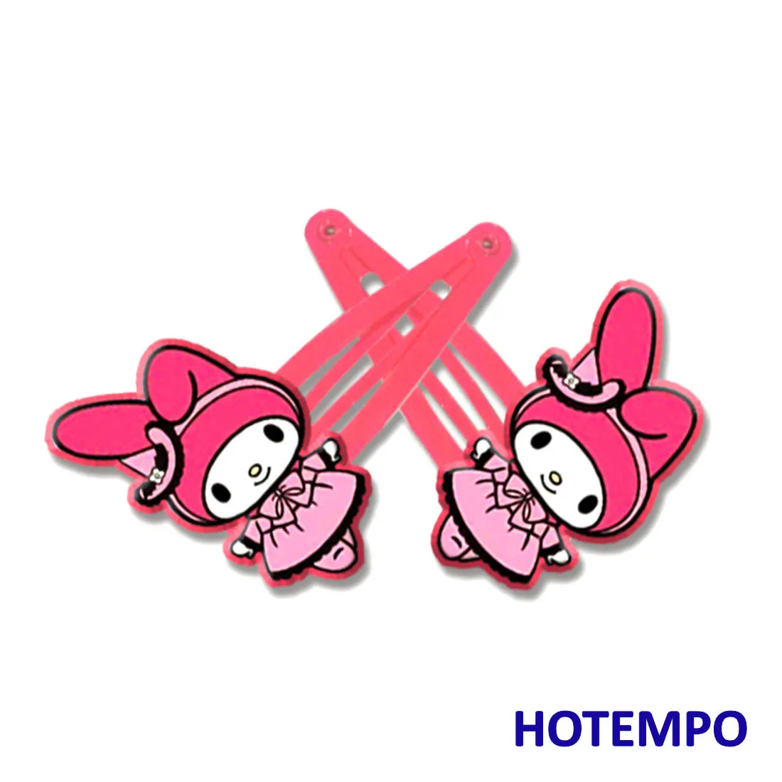 PVCFJ-MLDQ-PK-LR2P Япония милый мультфильм Kerokero Keroppi волосы для куклы аксессуары Kawaii лягушка шпильки эластичные волосы резинки клип для детей подарок - Цвет: PVCFJ-MLDQ-PK-LR2P