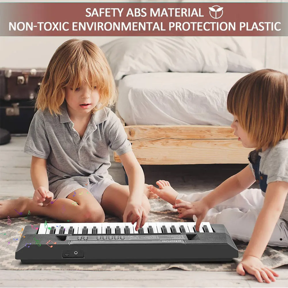 

Musical Toys Kids Piano 37 Keys Mini Electronic Organ Musical Piano Teaching Keyboard Educational Toys For Kids Music Keyboard