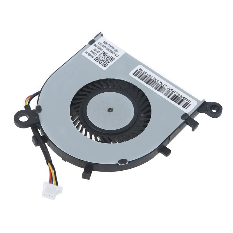 

New Laptop CPU Cooling Fan For Dell XPS13 9343 9350 9360 Laptop DFS150505000T FFH0 0XHT5V XHT5V DC28000F2F0 Quiet Cooler