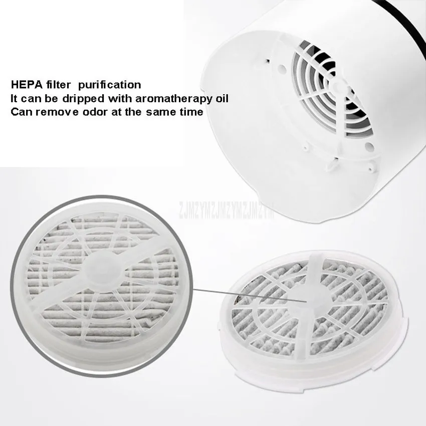 

Desktop Portable Anion Air Purifier Filter Ion Generator Household Office Dust Smoke Eliminator Negative Ions Air Fresh Cleaner