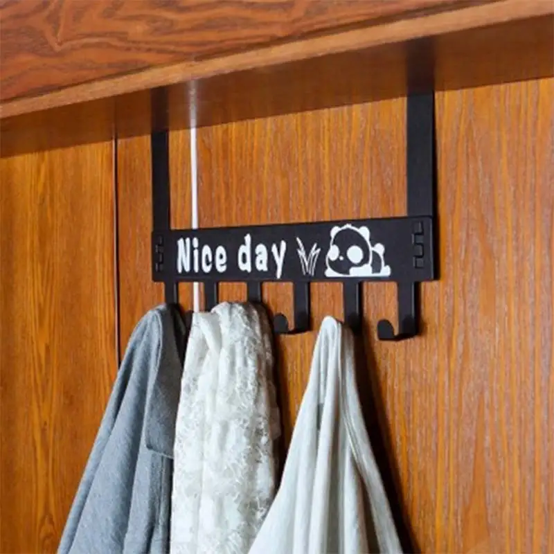 6 крючков вешалка-органайзер для ванной комнаты домашние кухонные Крючки из