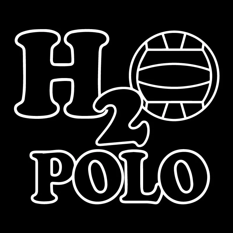 Volkrays индивидуальная Автомобильная наклейка H2O водное поло бампер аксессуары