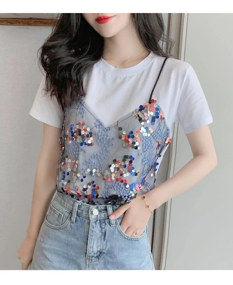 

Women Cotton Fashion orange Cotton Ladies Tee Shirt Short Sleeve Tops Tee Shirt