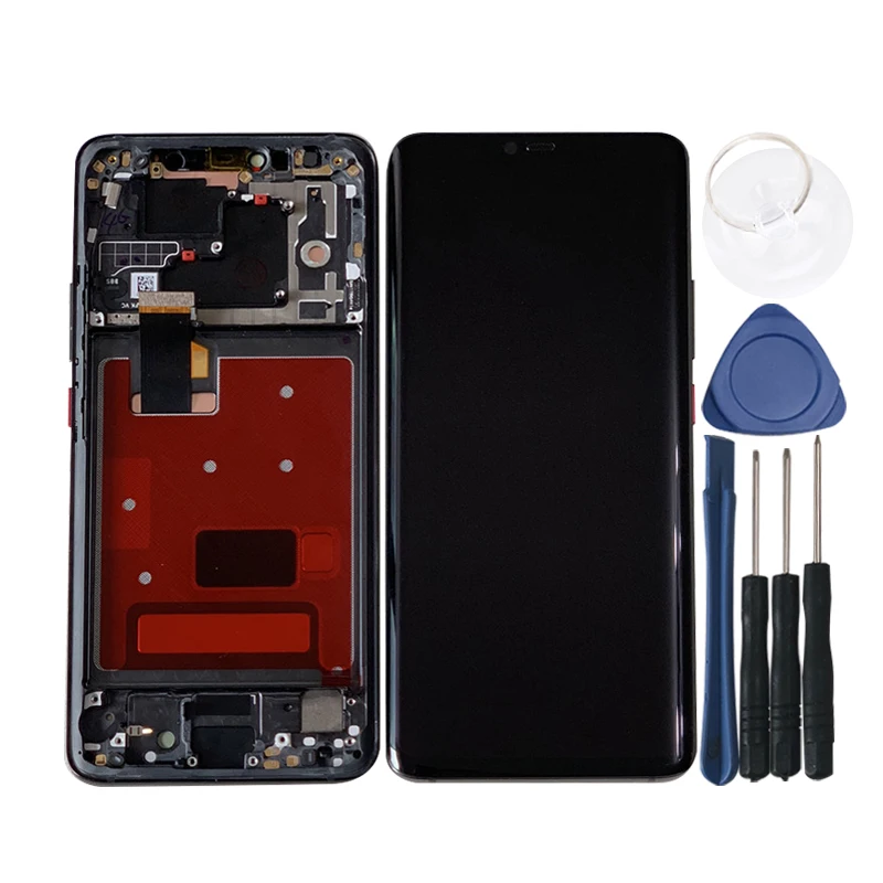 Original M&Sen For 6.39" Huawei Mate 20 Pro LCD Screen Display With Frame+Touch Panel Digitizer+Fingerprint For Mate 20 Pro LCD